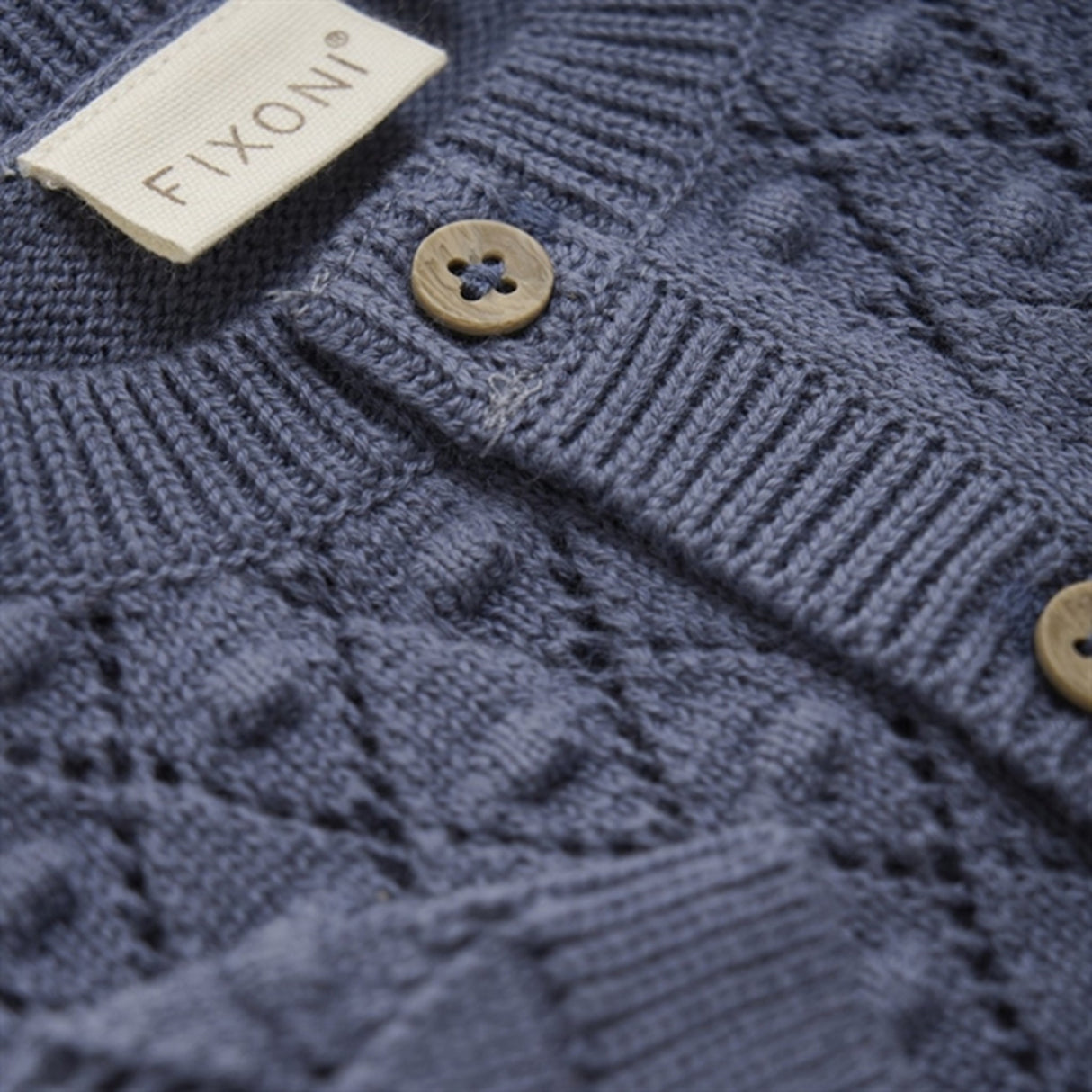 FIXONI Grisaille Strik Cardigan