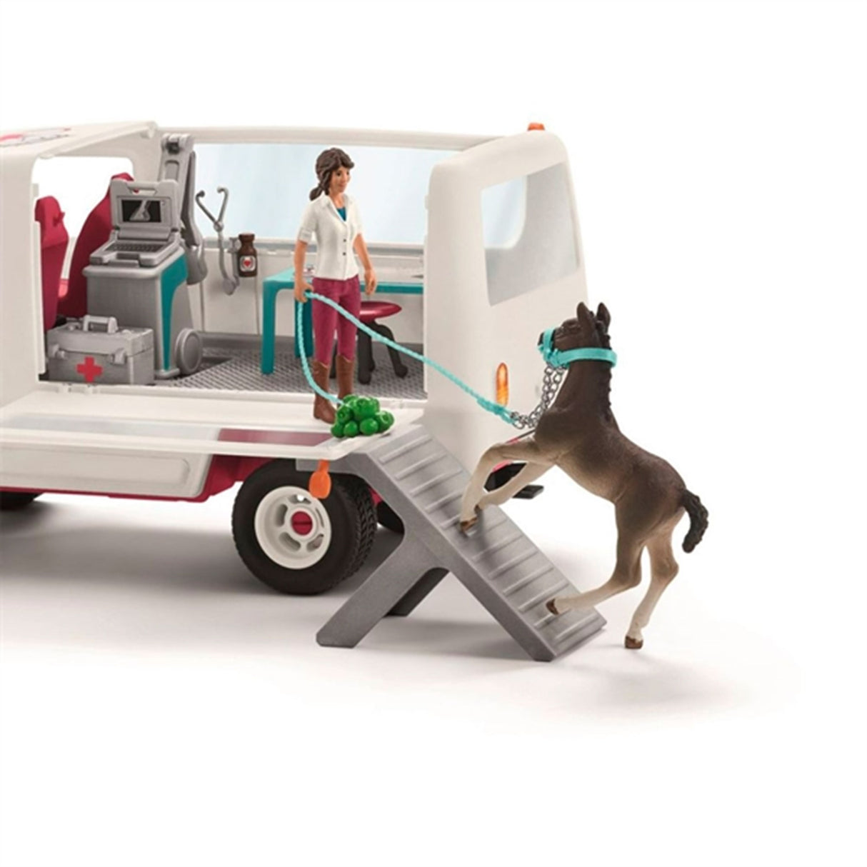 schleich® Horse Club Mobil Dyrlæge Med Hannoveranerføl 4