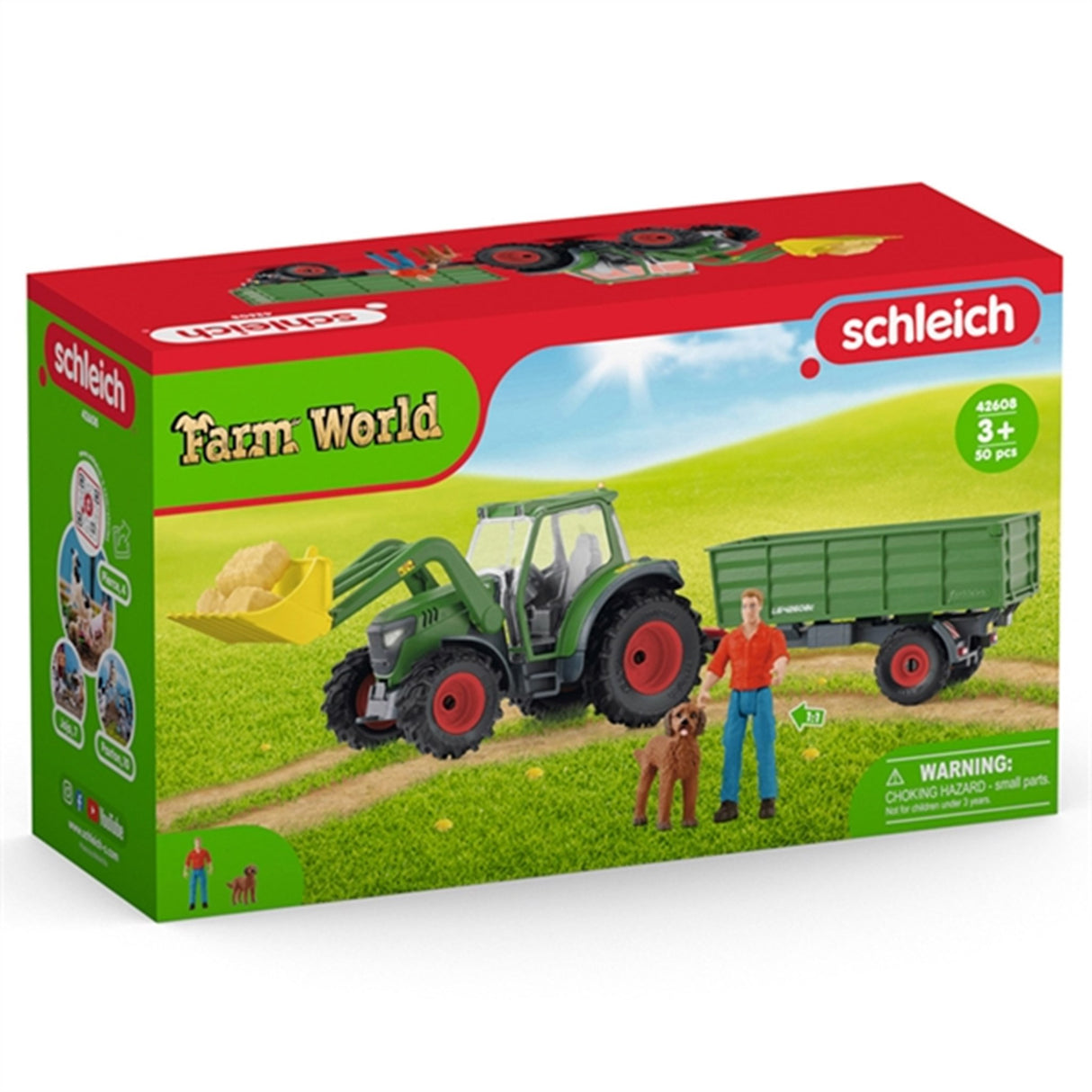 schleich® Farm World Traktor m. Trailer