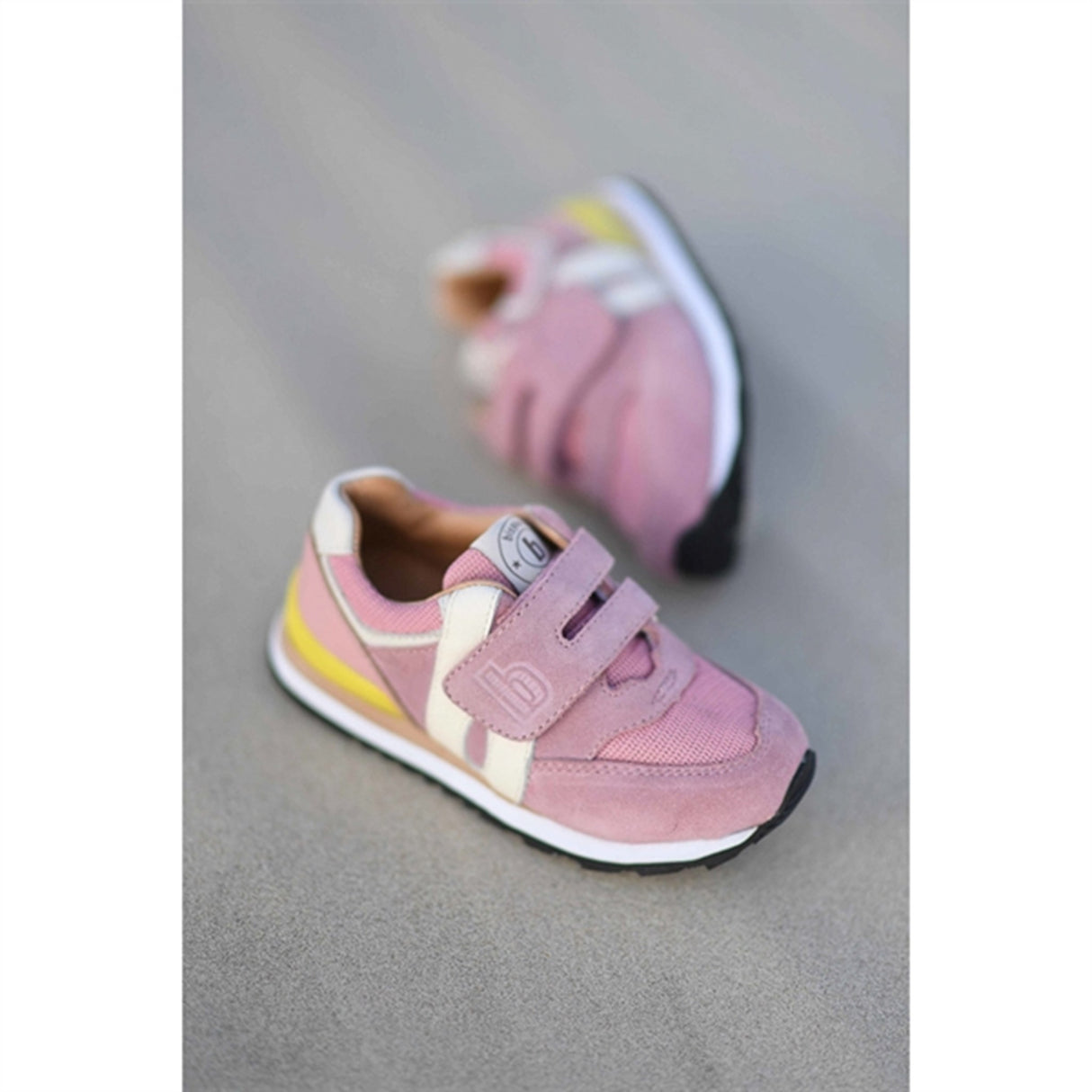 Bisgaard Winston S Velcro Sko Blush