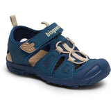 Bisgaard Parker Velcro Sandal Navy