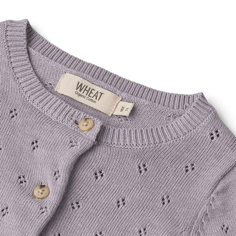 Wheat Lavender Maia Strik Cardigan 2