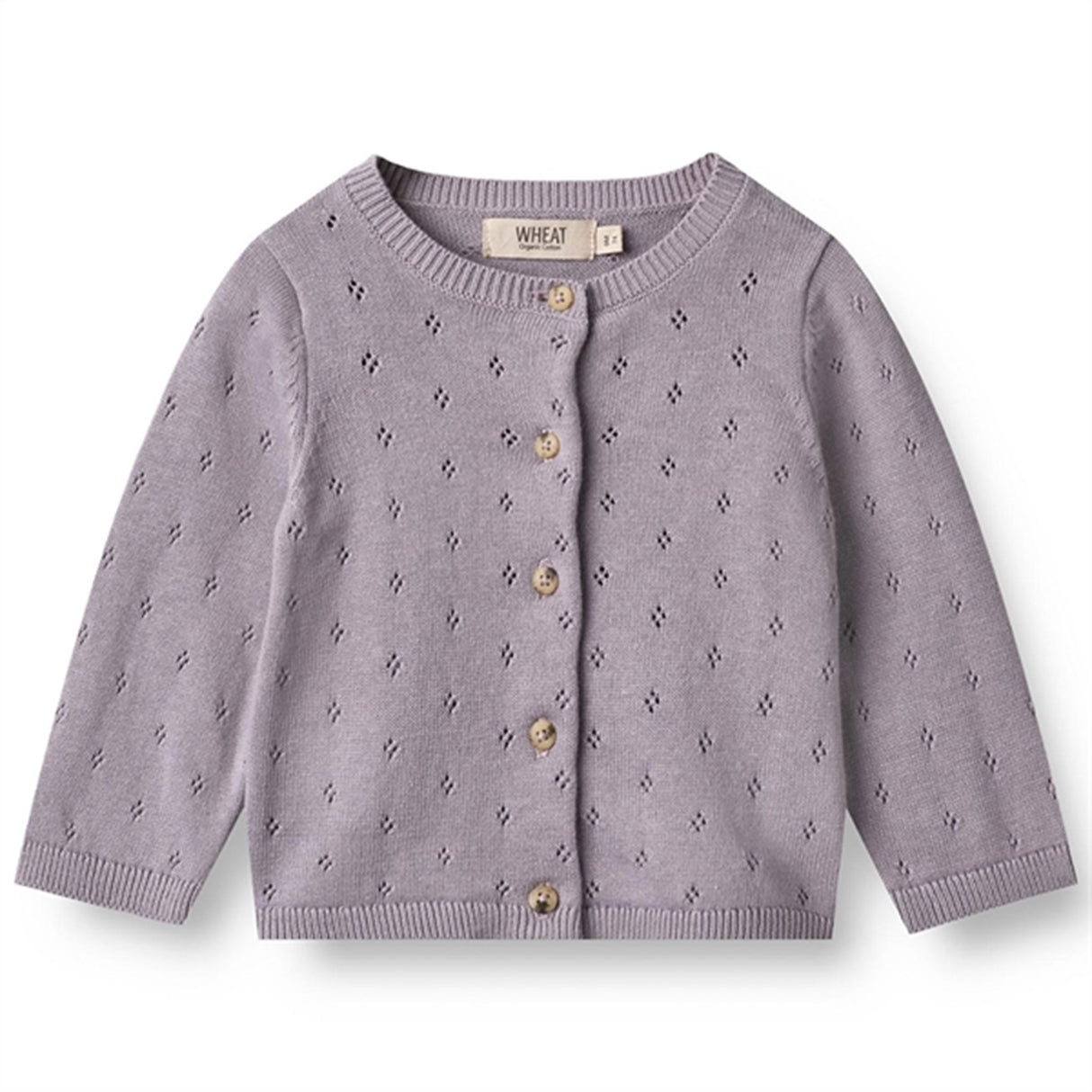 Wheat Lavender Maia Strik Cardigan