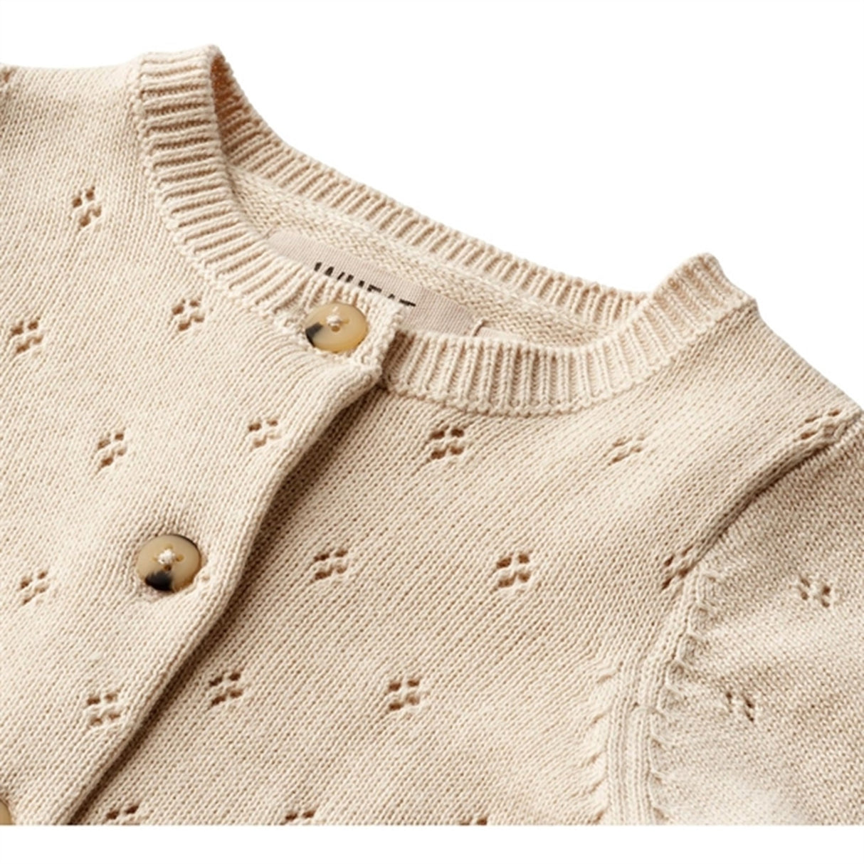 Wheat Sandshell Strik Cardigan Maia 3