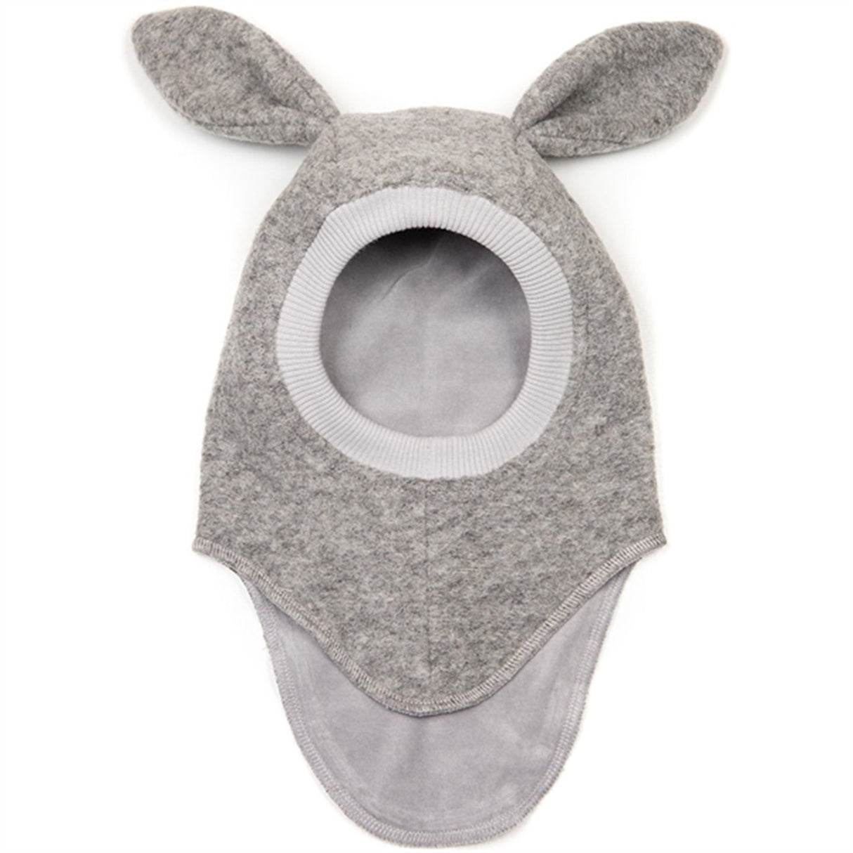 Huttelihut Elefanthue Ører Uld Bunny Light Grey Melange