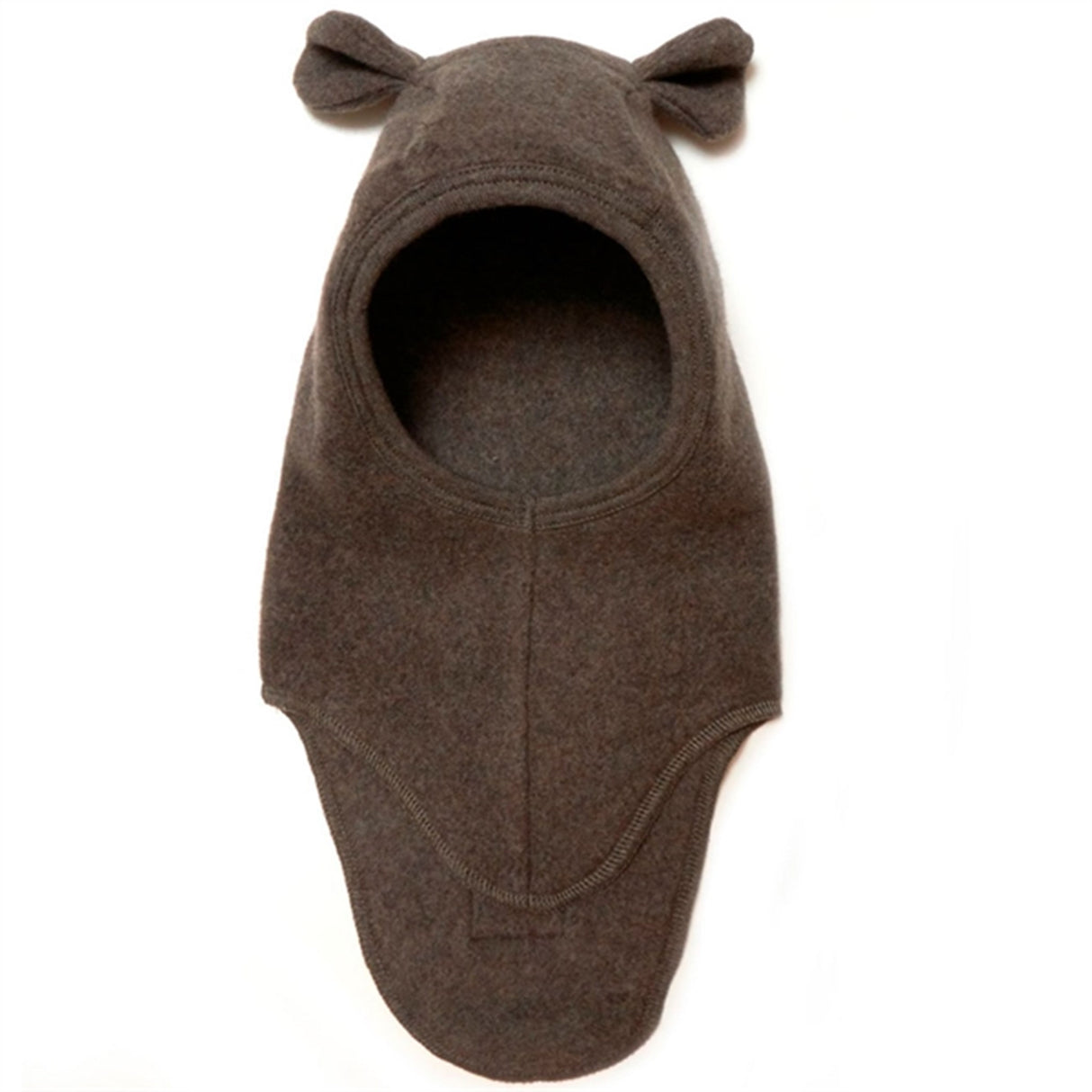 Huttelihut Elefanthue Ører Bomuldsfleece Teddy Cot Brown