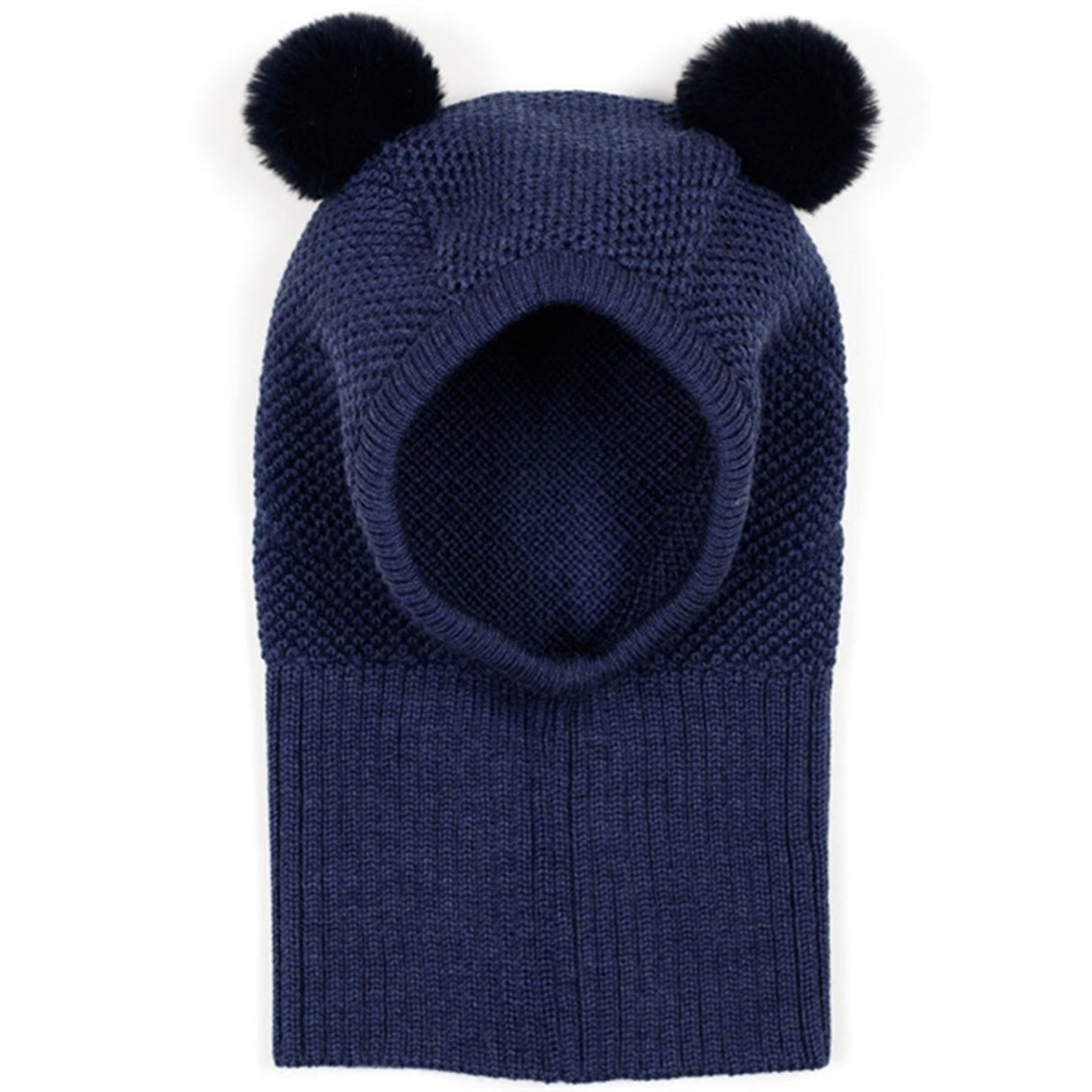 Huttelihut Elefanthue Uld Strik Vindstop Wooly Navy