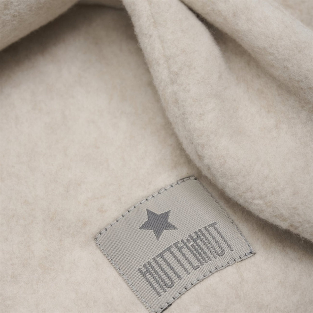 Huttelihut Elefanthue Ører Bomuld Fleece Camel Melange 2