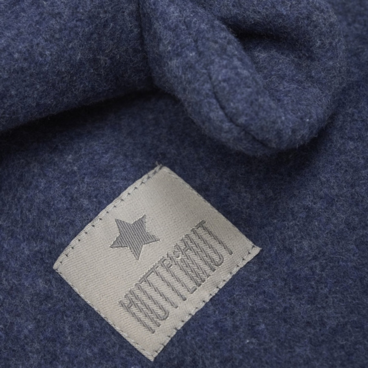 Huttelihut Elefanthue Ører Bomuld Fleece Navy Melange 2