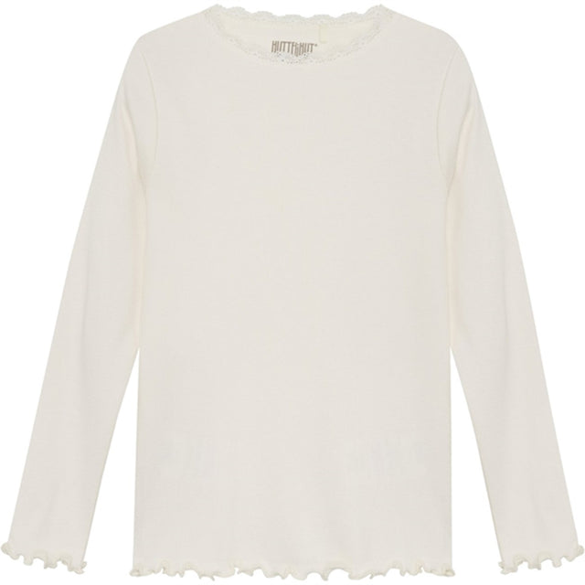 Huttelihut Rib Eggnog Bluse