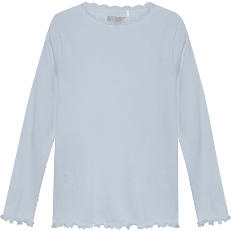 Huttelihut Rib Celestial Blue Bluse