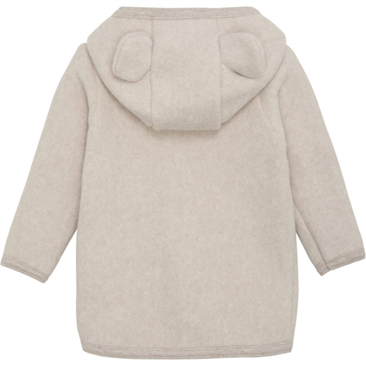 Huttelihut Jakke Ører Bomuld Fleece Camel Melange 3