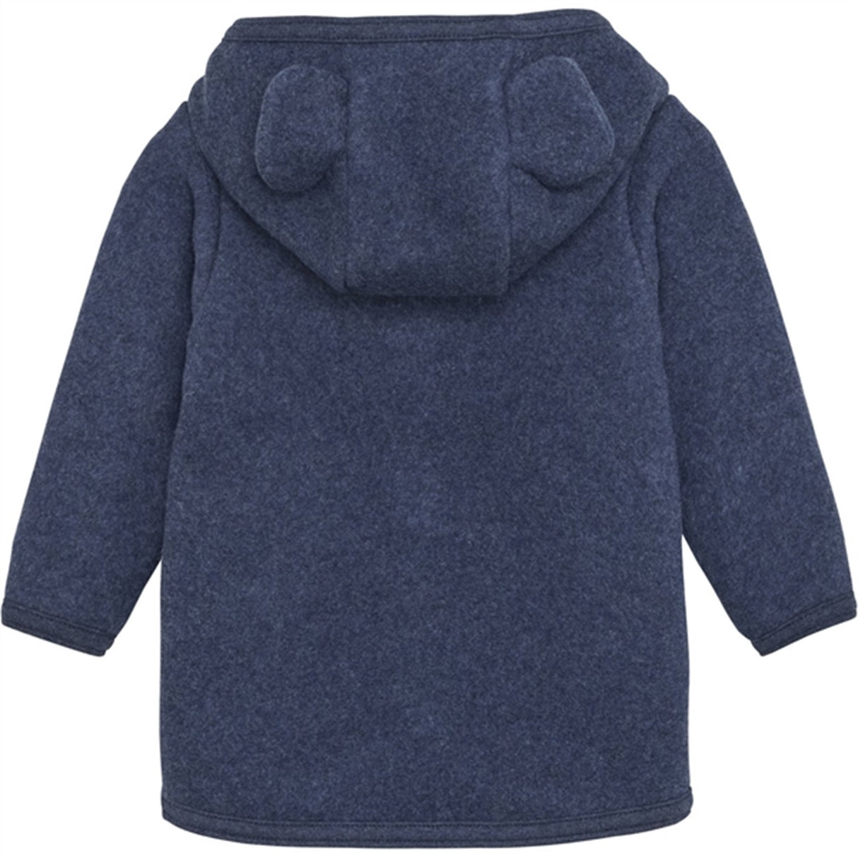 Huttelihut Jakke Ører Bomuld Fleece Navy Melange 3