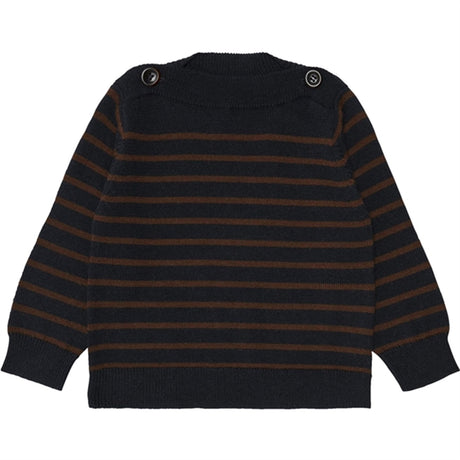 FUB Baby Boatneck Bluse Dark Navy/Amber