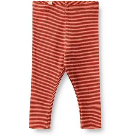 Wheat Paprika Stripe Rib Leggings Maddy