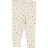 Wheat Chalk Flowers Jersey Leggings