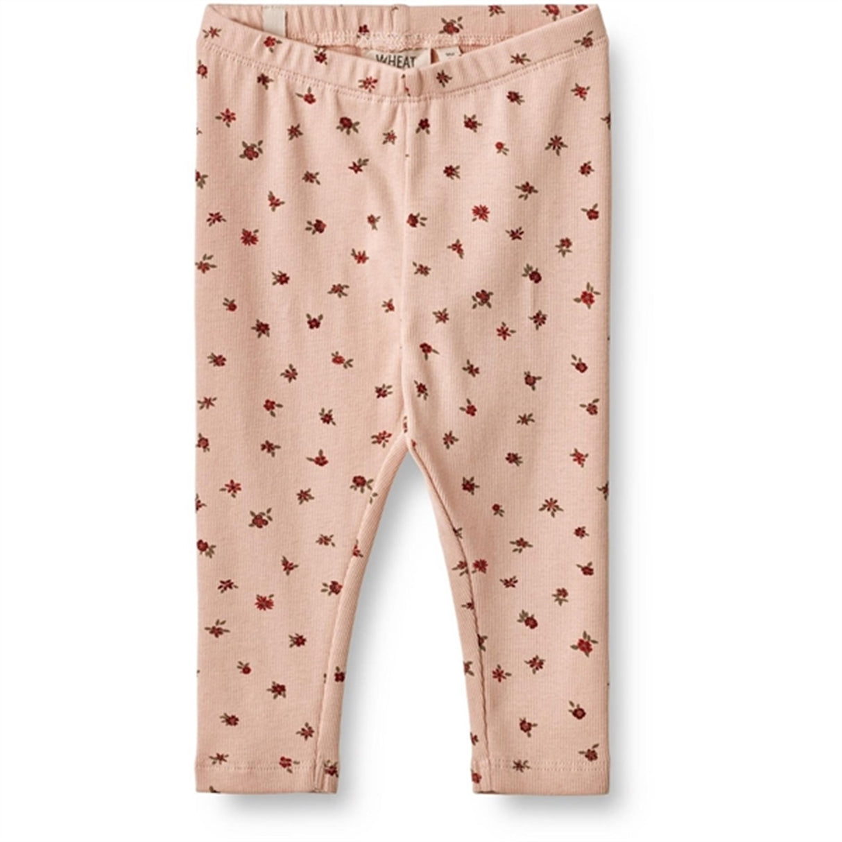 Wheat Pink Sand Flowers Jersey Leggings Jules