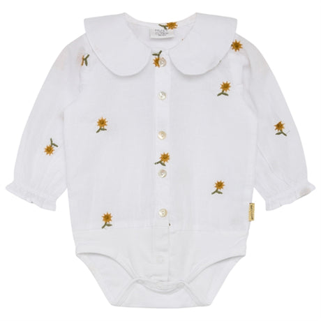 Hust & Claire Baby Ivory Bernadette Romper