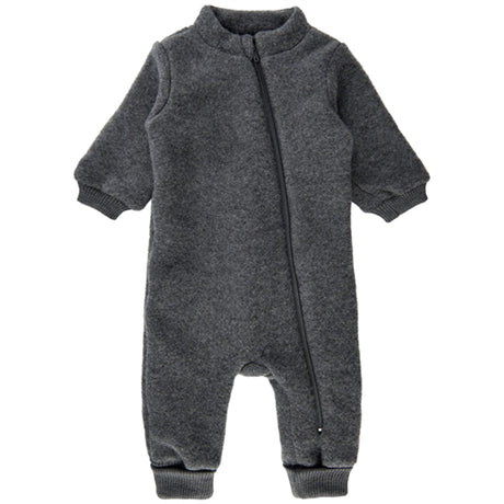 Mikk-Line Uld Heldragt Anthracite Melange