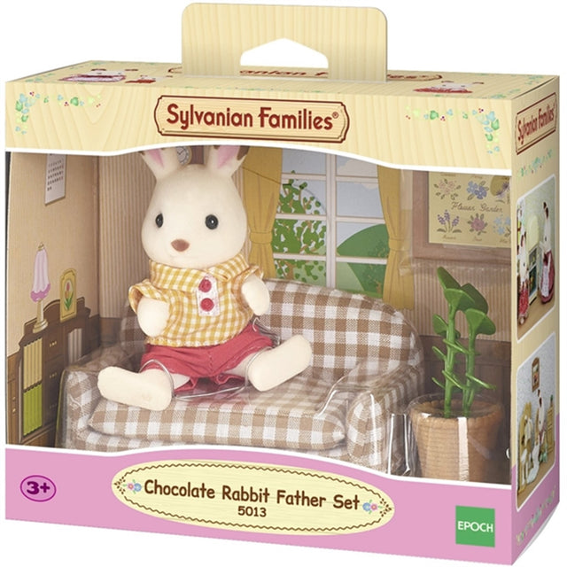 Sylvanian Families® Sæt Med Far Chokoladekanin (Sofa)