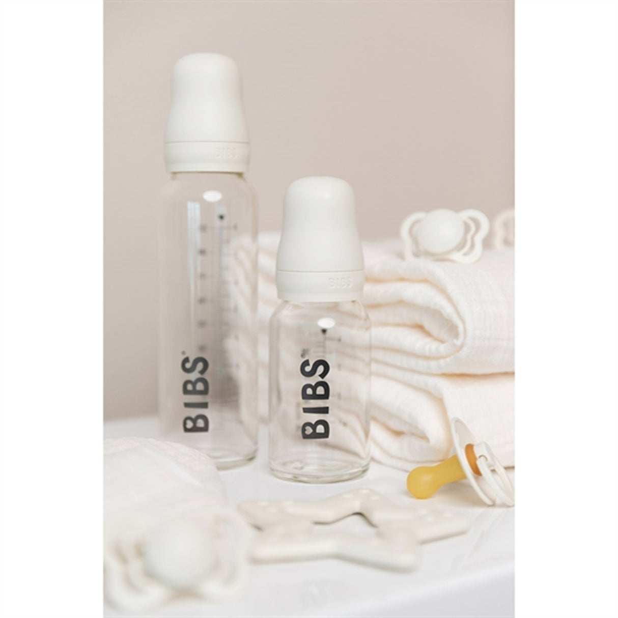 Bibs Sutteflaske Complete Set Ivory 110 ml