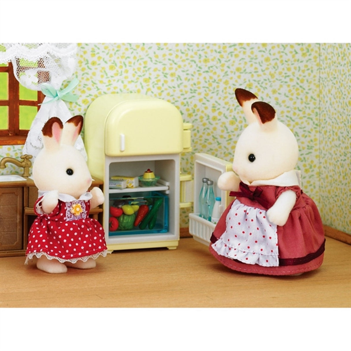 Sylvanian Families® Sæt Med Mor Chokoladekanin (Køleskab)