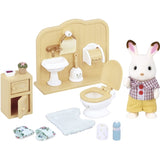 Sylvanian Families® Sæt Med Bror Chokoladekanin (Badeværelse)