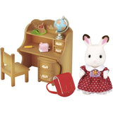 Sylvanian Families® Sæt Med Søster Chokoladekanin (Skrivebord)