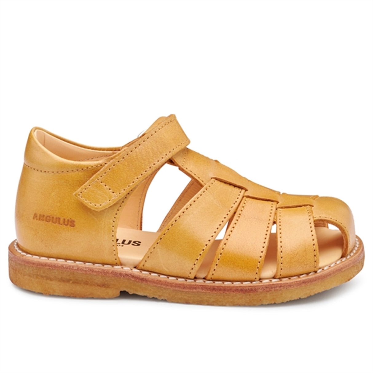 Angulus Sandal M. Velcrolukning Camel 2