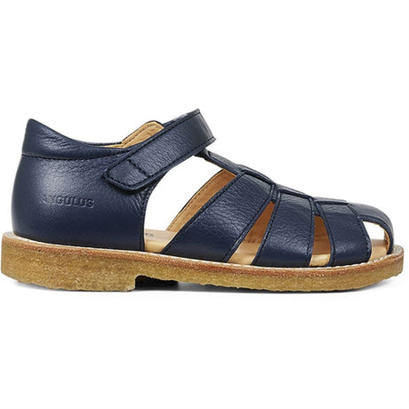 Angulus Sandal M. Velcrolukning Navy 2