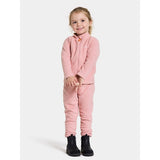 Didriksons Soft Pink Monte Kids Fleece Bukser 7