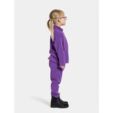 Didriksons Disco Purple Monte Kids Fleece Bukser 4