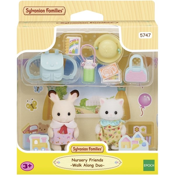 Sylvanian Families® Vuggestue-venner - Walk Along Duo