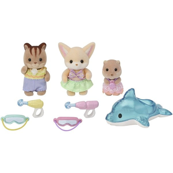 Sylvanian Families® Børnehavevenner - Badebassin Trio