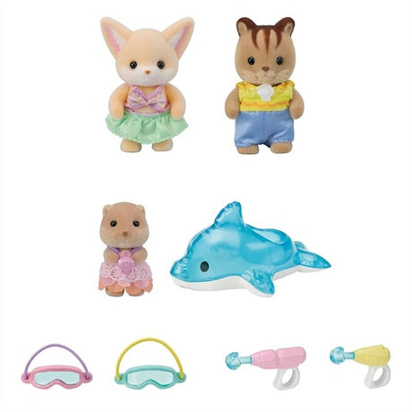 Sylvanian Families® Børnehavevenner - Badebassin Trio