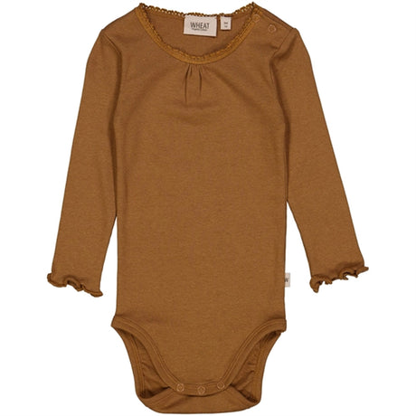 Wheat Caramel Rib Lace Body