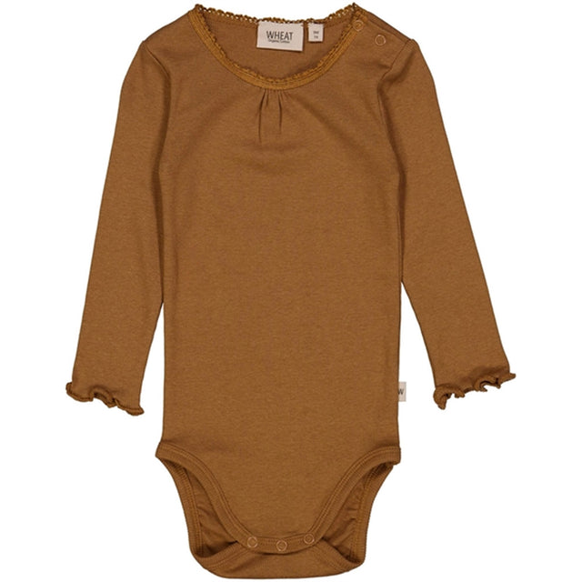 Wheat Caramel Rib Lace Body