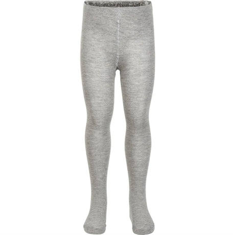 Minymo Light Grey Melange Strømpebukser NOOS