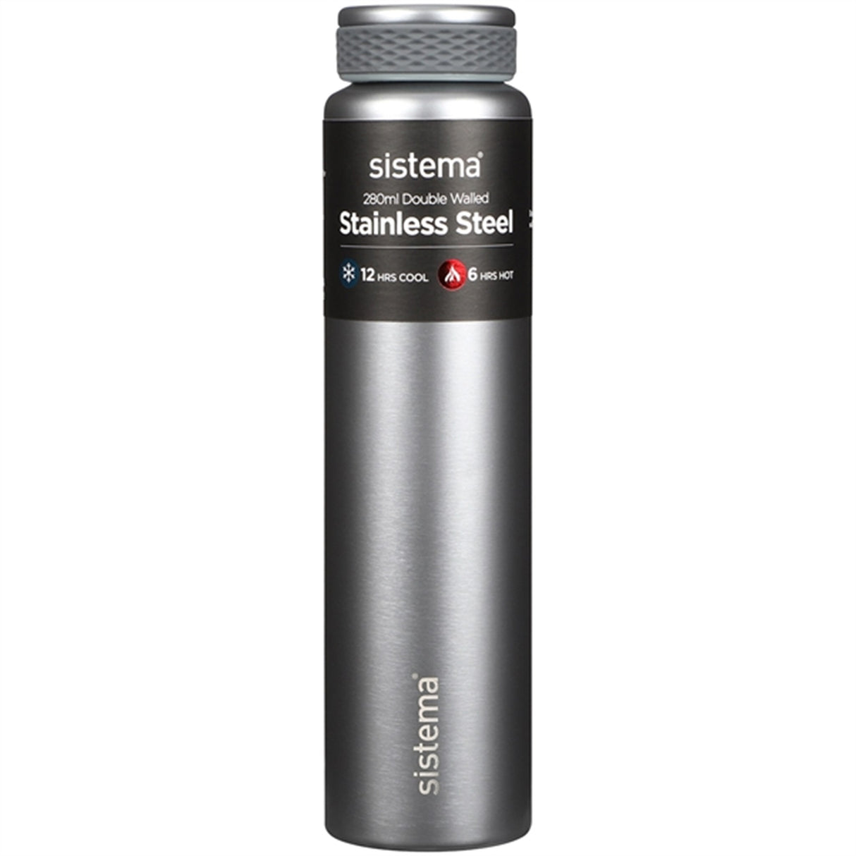 Sistema Stainless Steel Drikkedunk 280 ml Sølv