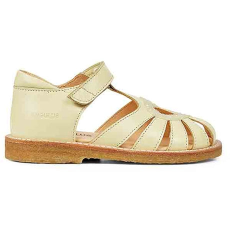 Angulus Hjerte Sandal M. Velcrolukning Lysegul/Lysegul Glitter 2