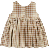 Wheat Golden Dove Check Pinafore Wrinkles Kjole 3