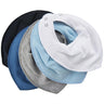 Pippi Bandana Hagesmæk 5-pak Light dusty blue