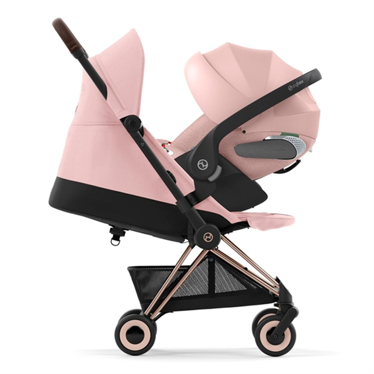 Cybex COYA Klapvogn Rosegold Peach Pink 7