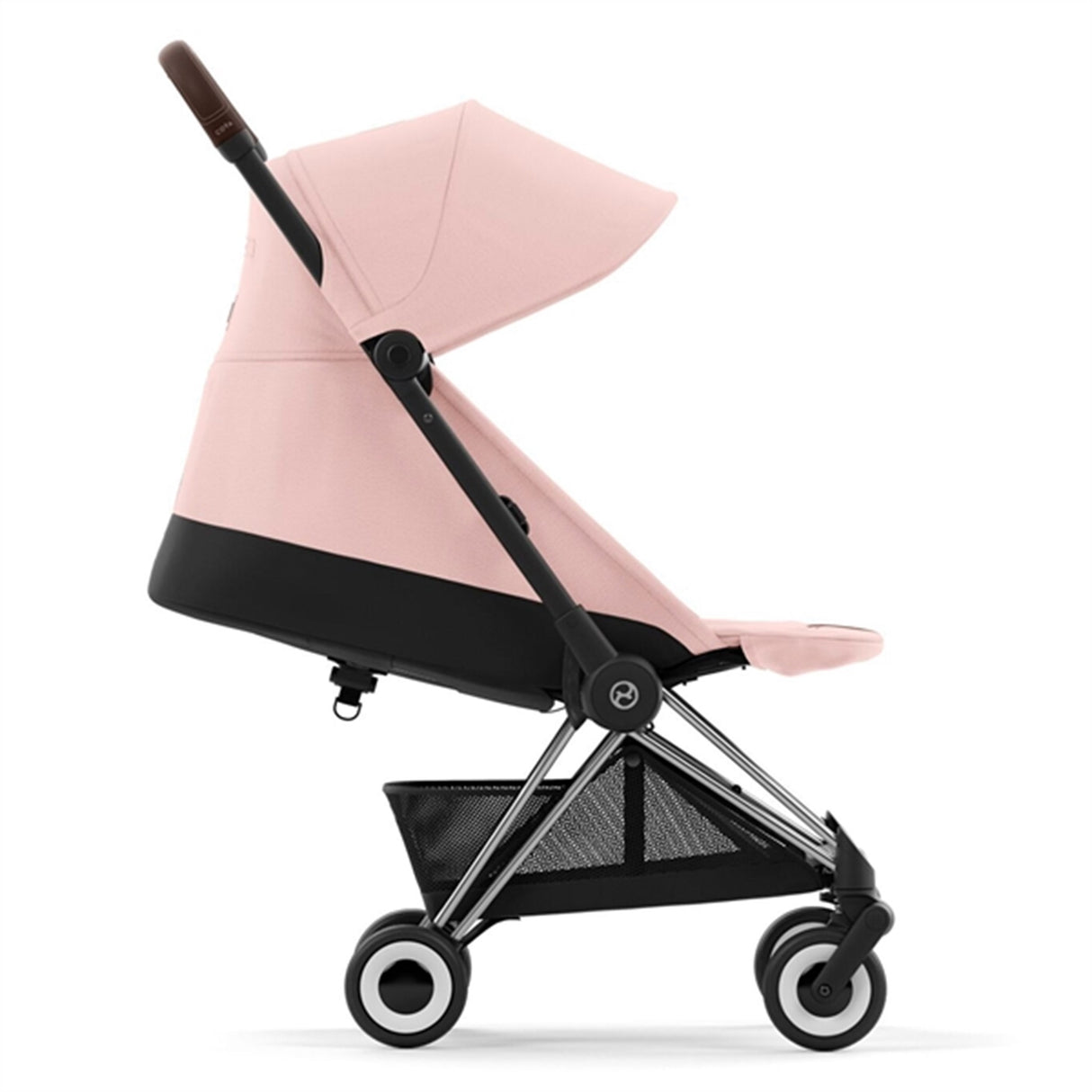 Cybex COYA Klapvogn Chrome Dark Brown Peach Pink 6