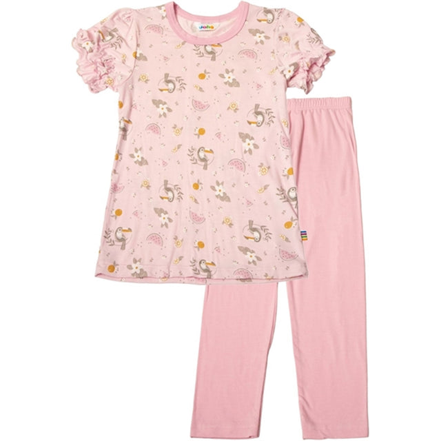 Joha Bambus Pink AOP Pyjamas