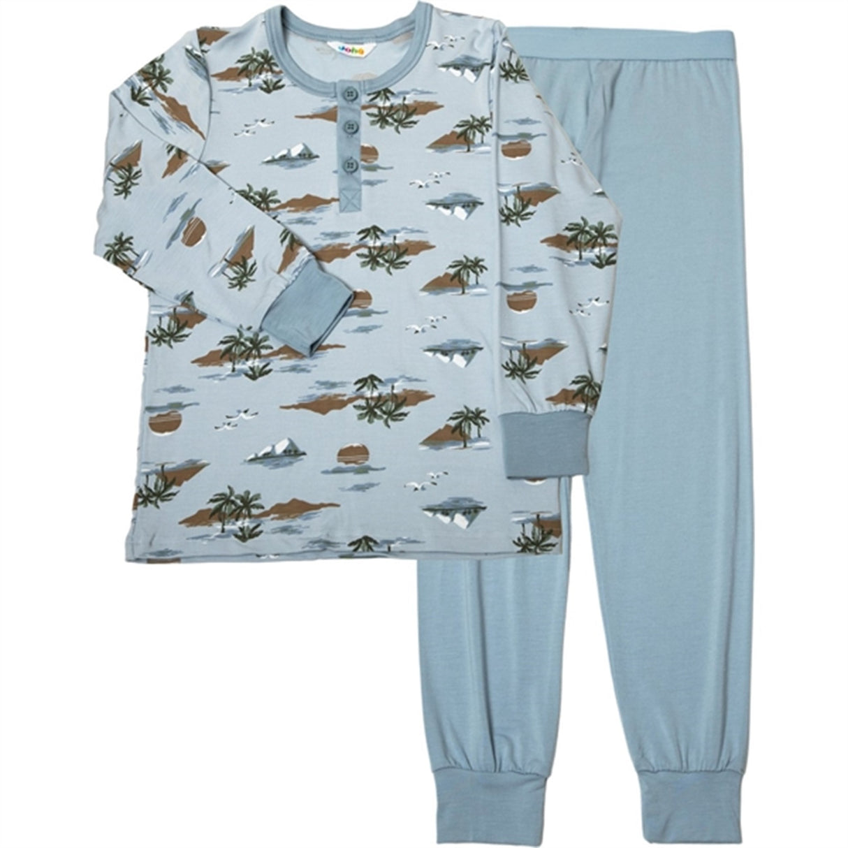 Joha Bambus Blue AOP Pyjamas