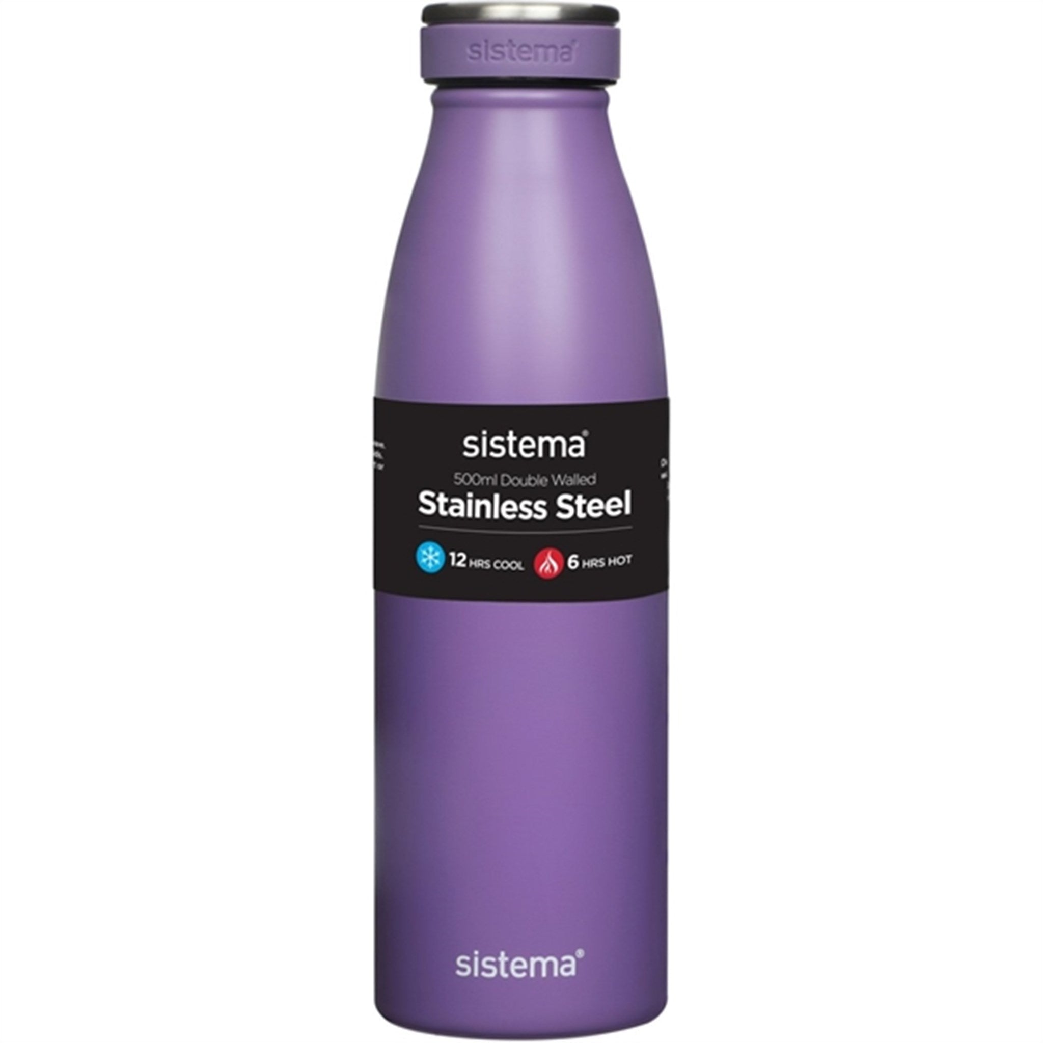 Sistema Stainless Steel Drikkedunk 500 ml Misty Purple