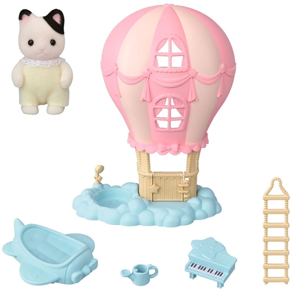 Sylvanian Families® Baby Ballon Legehus Med Figur