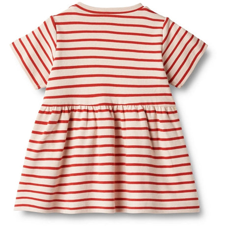 Wheat Red Stripe Jersey Kjole Anna 2