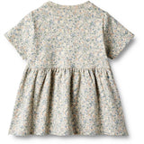 Wheat Sandshell Mini Flowers Jersey Kjole Anna 2